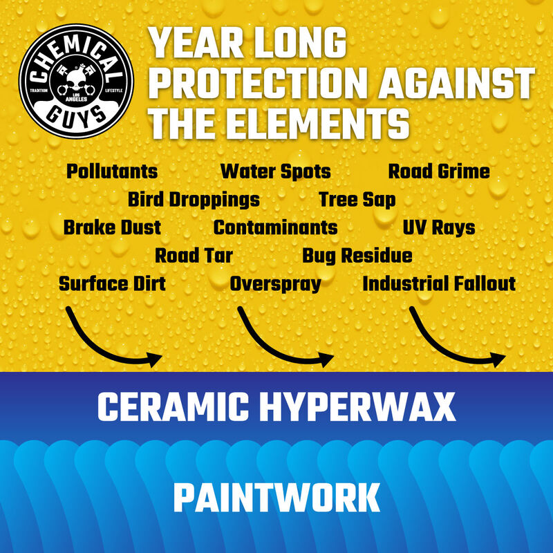 Chemical Guys HYDRO SLICK Car Paint Ceramic Coating Hyperwax Sealant